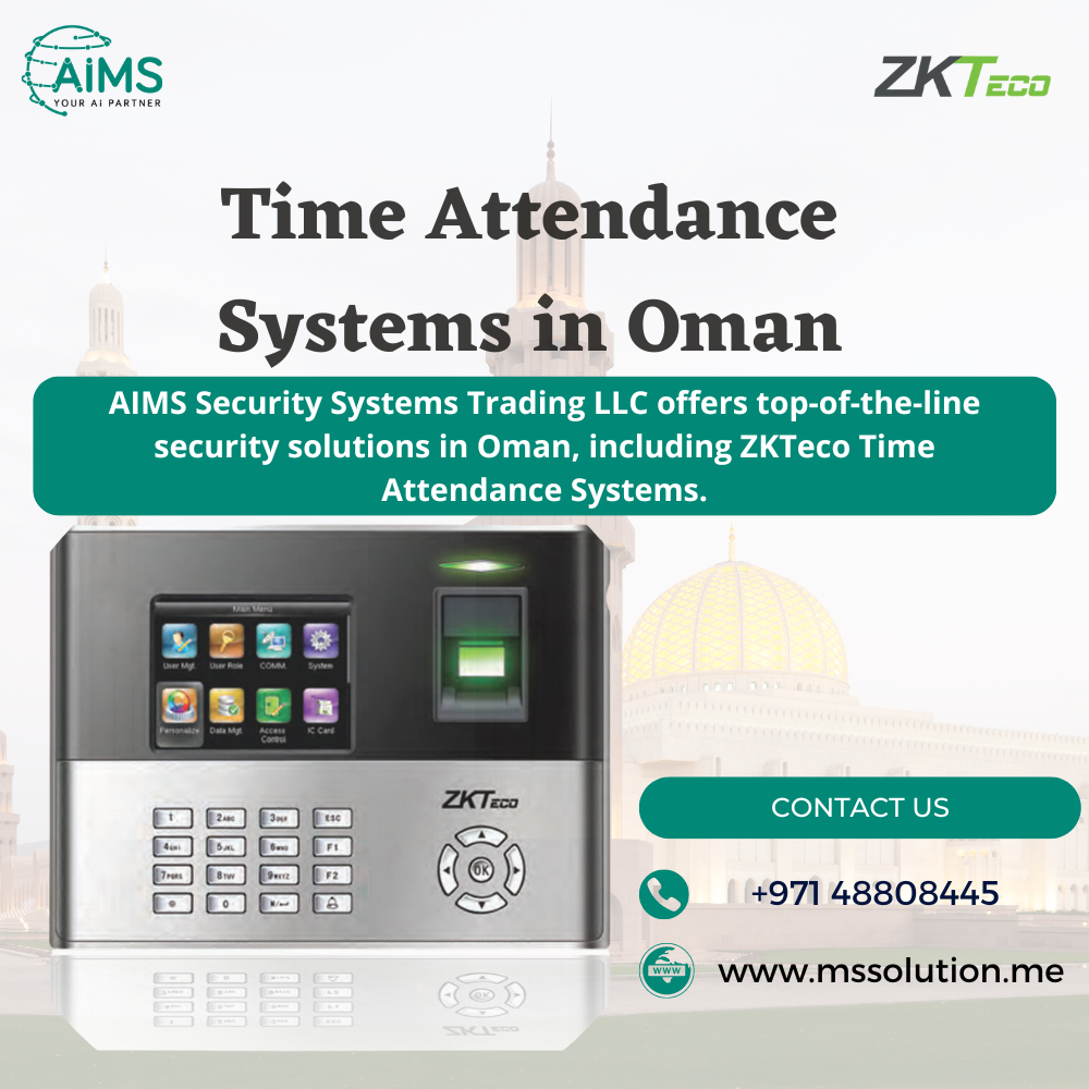 ZKTECO Time Attendance System in Oman